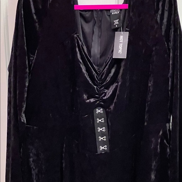 Hot Topic Dresses Hot Topic Black Velvet Dress Poshmark